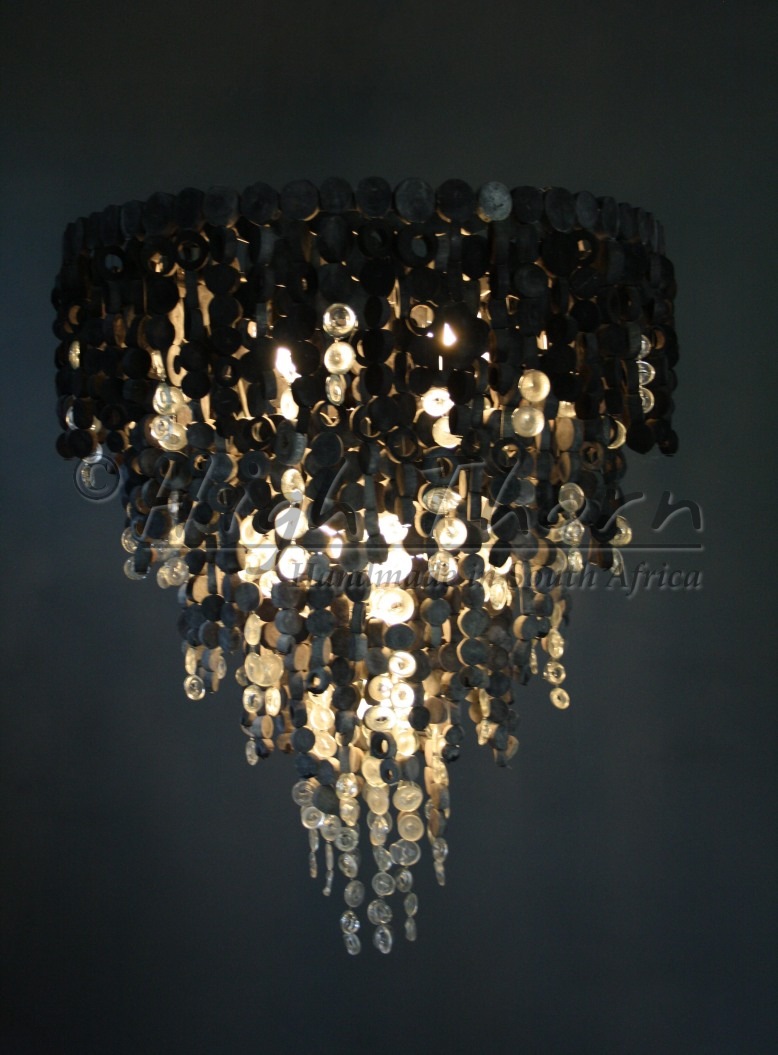 High Thorn Twig Disk Chandeliers Handmade In South